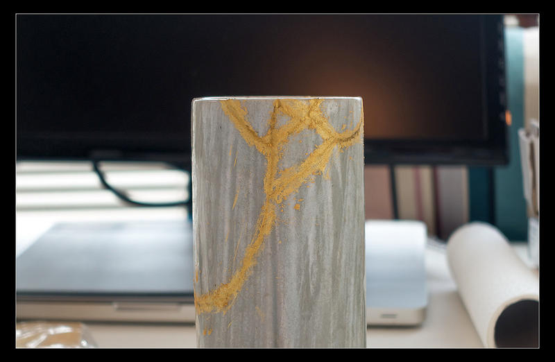 KINTSUGI, TAZZA, ORO