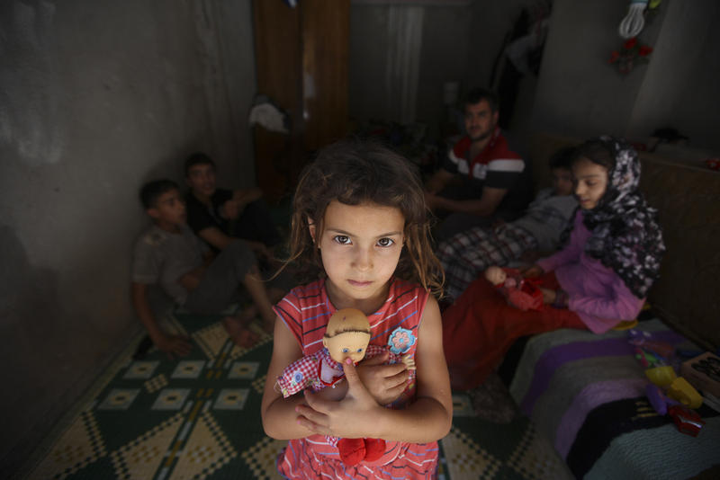 SIRIA, RIFUGIATI, BAMBINA