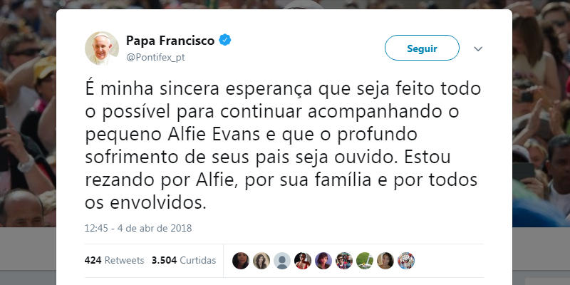 Twitter Papa Alfie