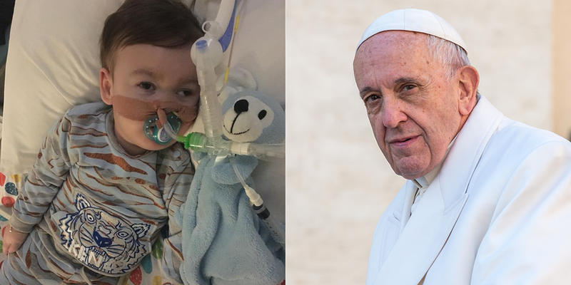 POPE FRANCIS - ALFIE EVANS