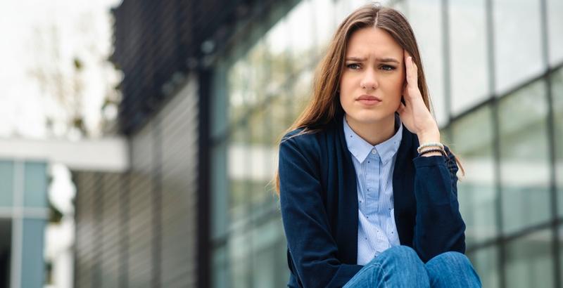 WOMAN THINKING