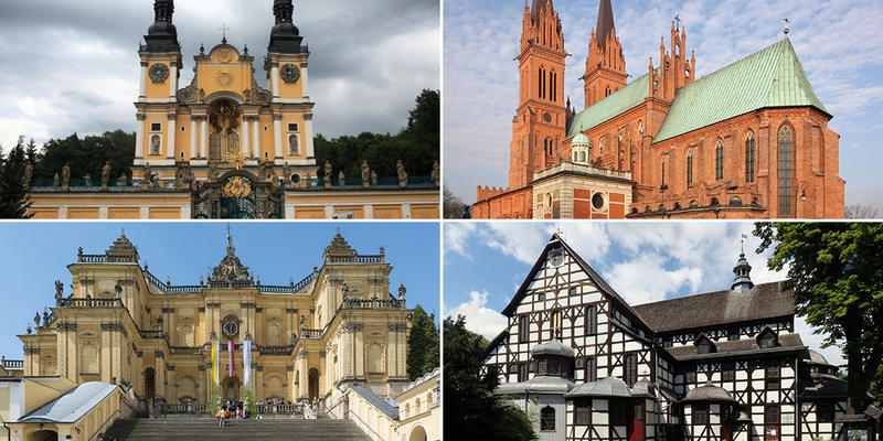 NAJPIĘKNIEJSZE KOŚCIOŁY W POLSCE