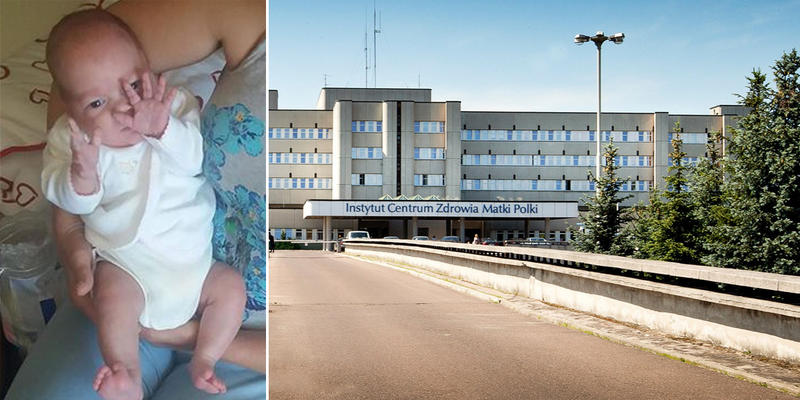 CUDOWNIE URODZONA DZIEWCZYNKA
