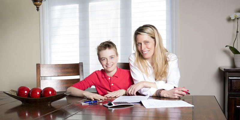 MOM WITH SON
