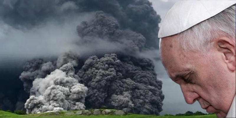 Papa Francisco vulcão de Fogo Guatemala