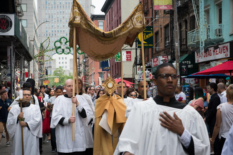 NEW YORK,PROCESSION,LITTLE ITALY