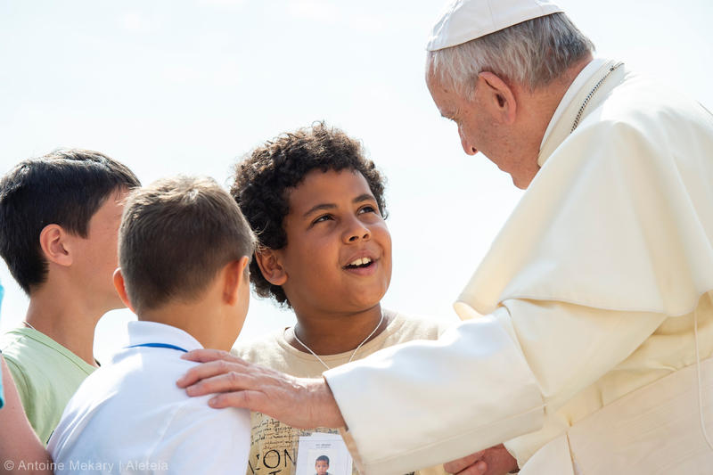 POPE FRANCIS,YOUTH,BOYS