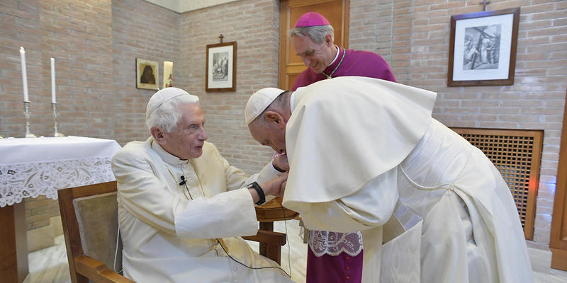 WEB3 - VISIT OF THE NEW CARDINALS TO POPE BENEDICT 01 - Aleteia Polska CONSISTORY 2018