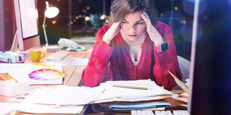 OVERWHELMED WOMAN