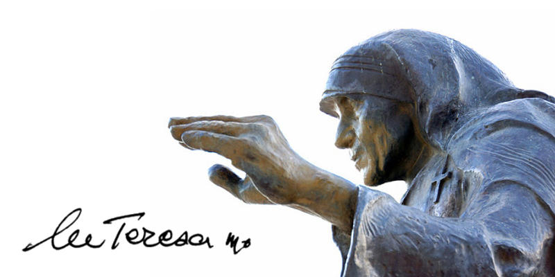 Madre Teresa assinatura