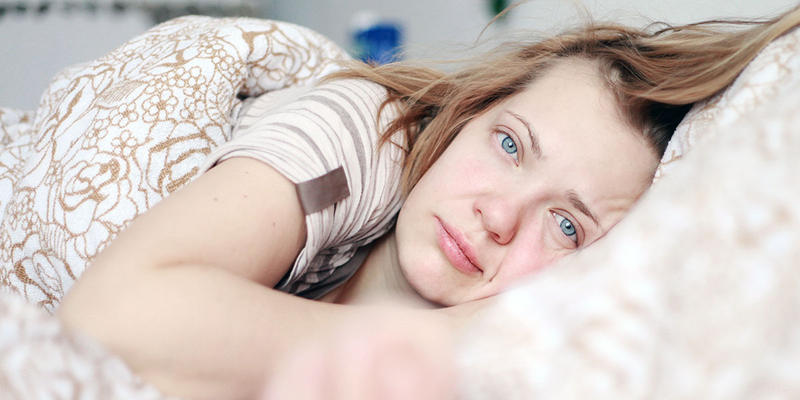 WOMAN IN BED