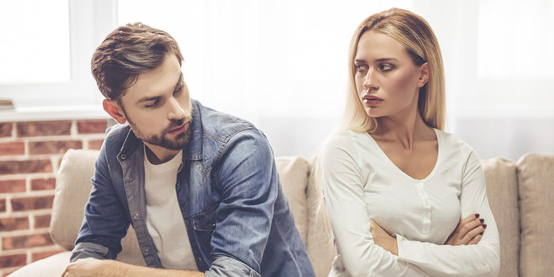 UPSET COUPLE