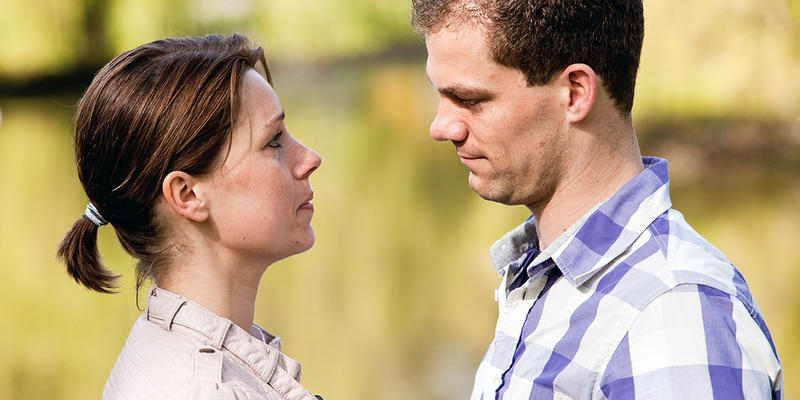 COUPLE TALKING