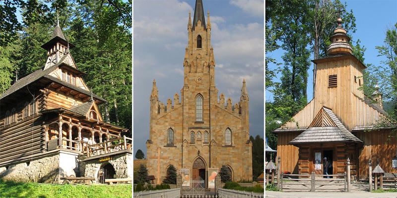 NAJPIĘKNIEJSZE KOŚCIOŁY PODHALA