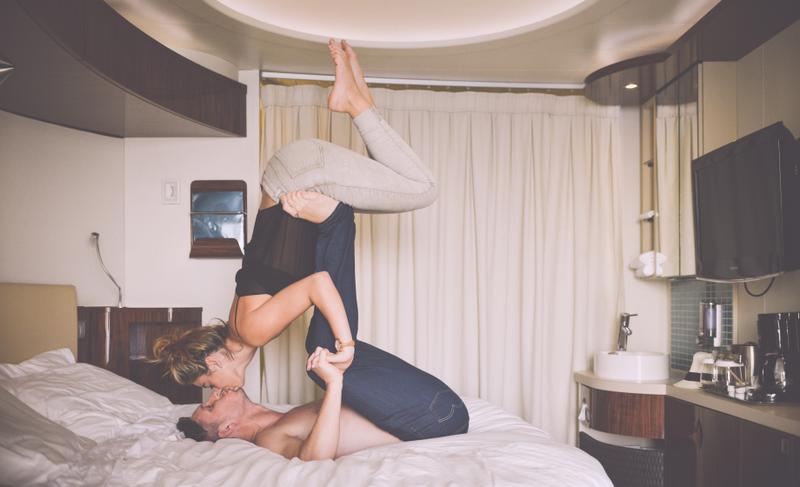 COUPLE IN BEDROOM