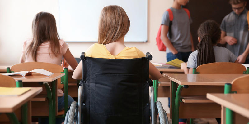 GIRL WHEELCHAIR