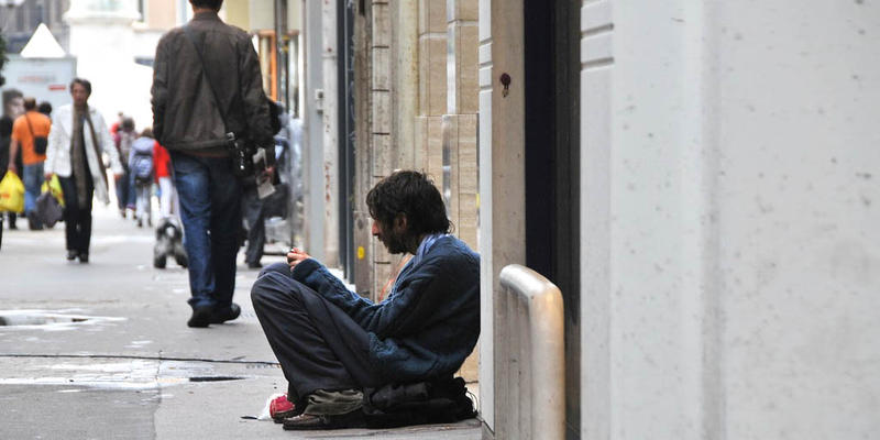 HOMELESS MAN
