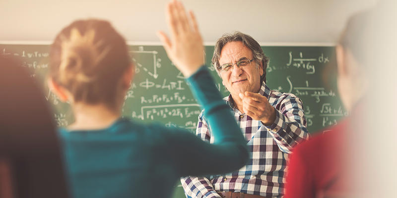TEACHER AND STUDENTS