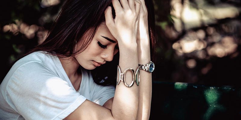 UPSET WOMAN