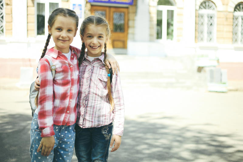 BAMBINE, SORRISO, SCUOLA