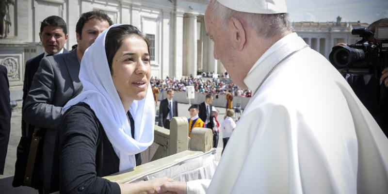 POPE FRANCIS,NADIA MURAD