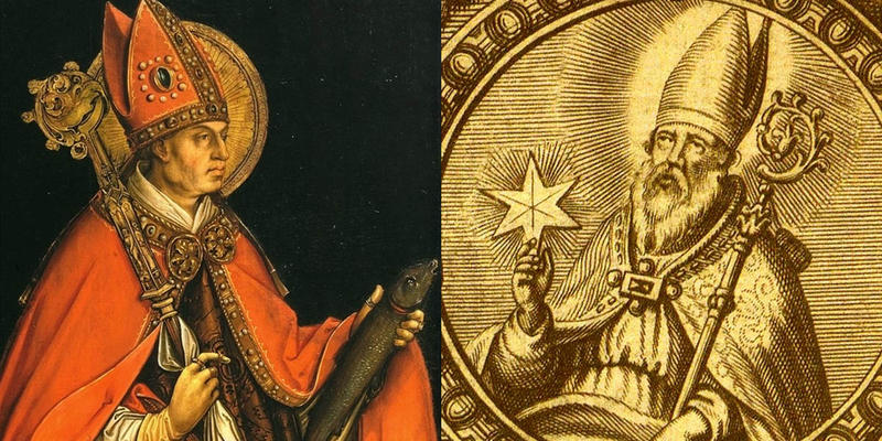 ULRICH OF AUGSBURG,ST SWIDBERT