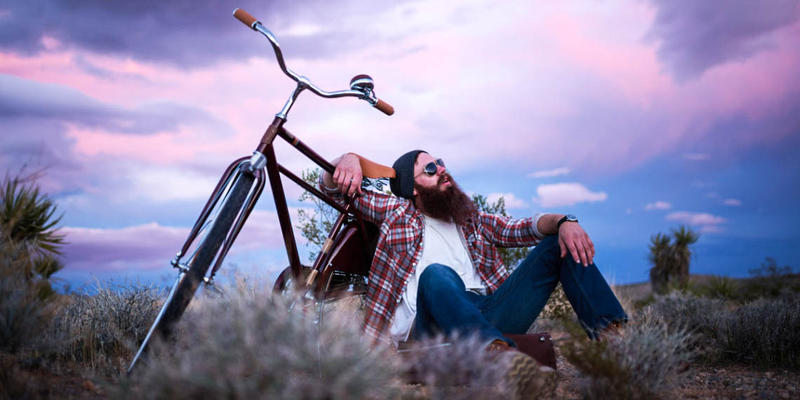 HIPSTER;BIKE;DESERT
