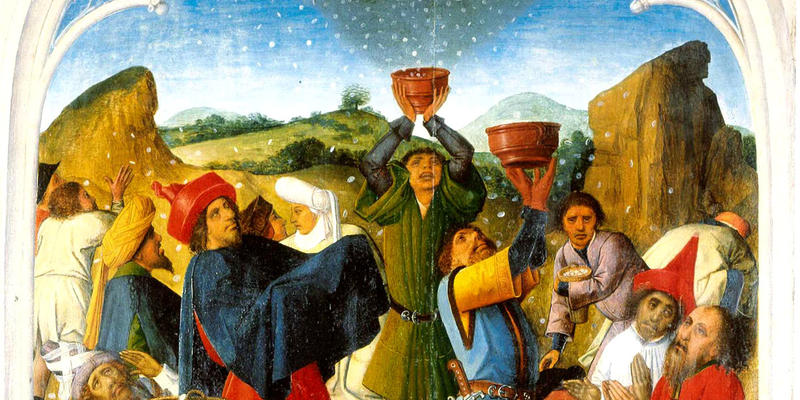 THE GATHERING OF THE MANNA