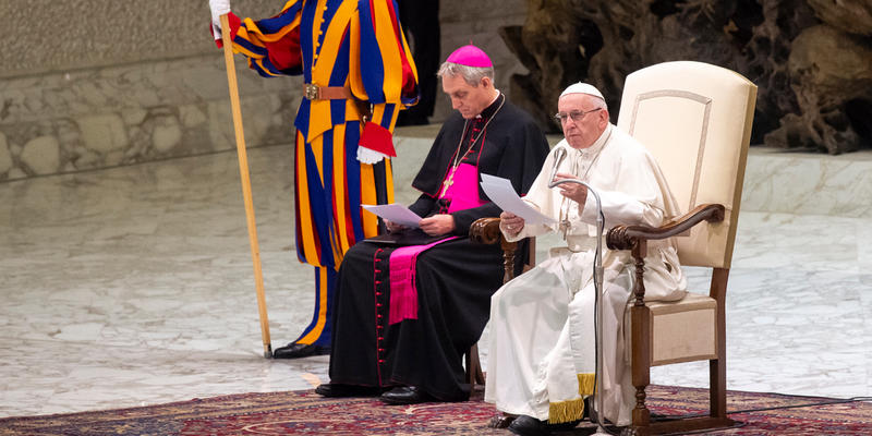 WEB3 - AM12052018 - POPE FRANCIS GENERAL AUDIENCE DECEMBER 05, 2018 - ANTOINE MEKARY - ALETEIA - I.MEDIA - AM_5879 - Aleteia.org - Italiano POPE AUDIENCE