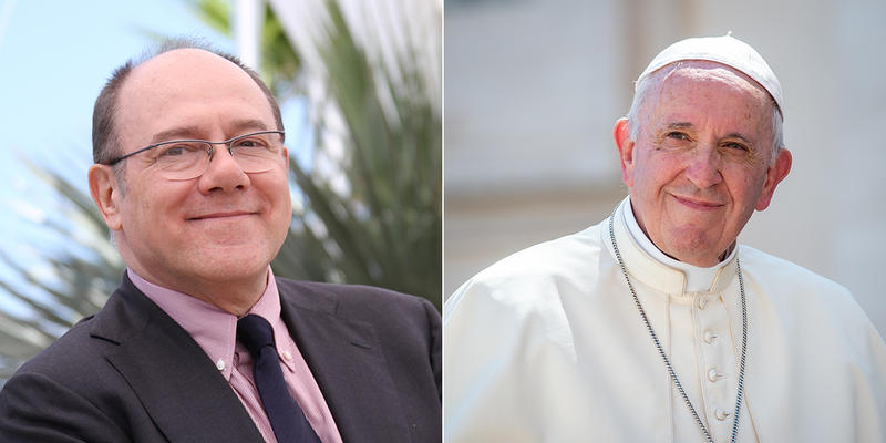 POPE FRANCIS CARLO VERDONE