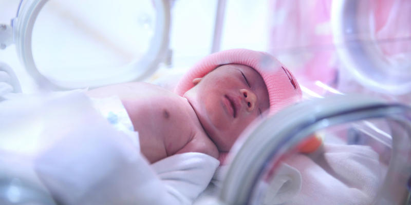 NEWBORN, GIRL, HOSPITAL