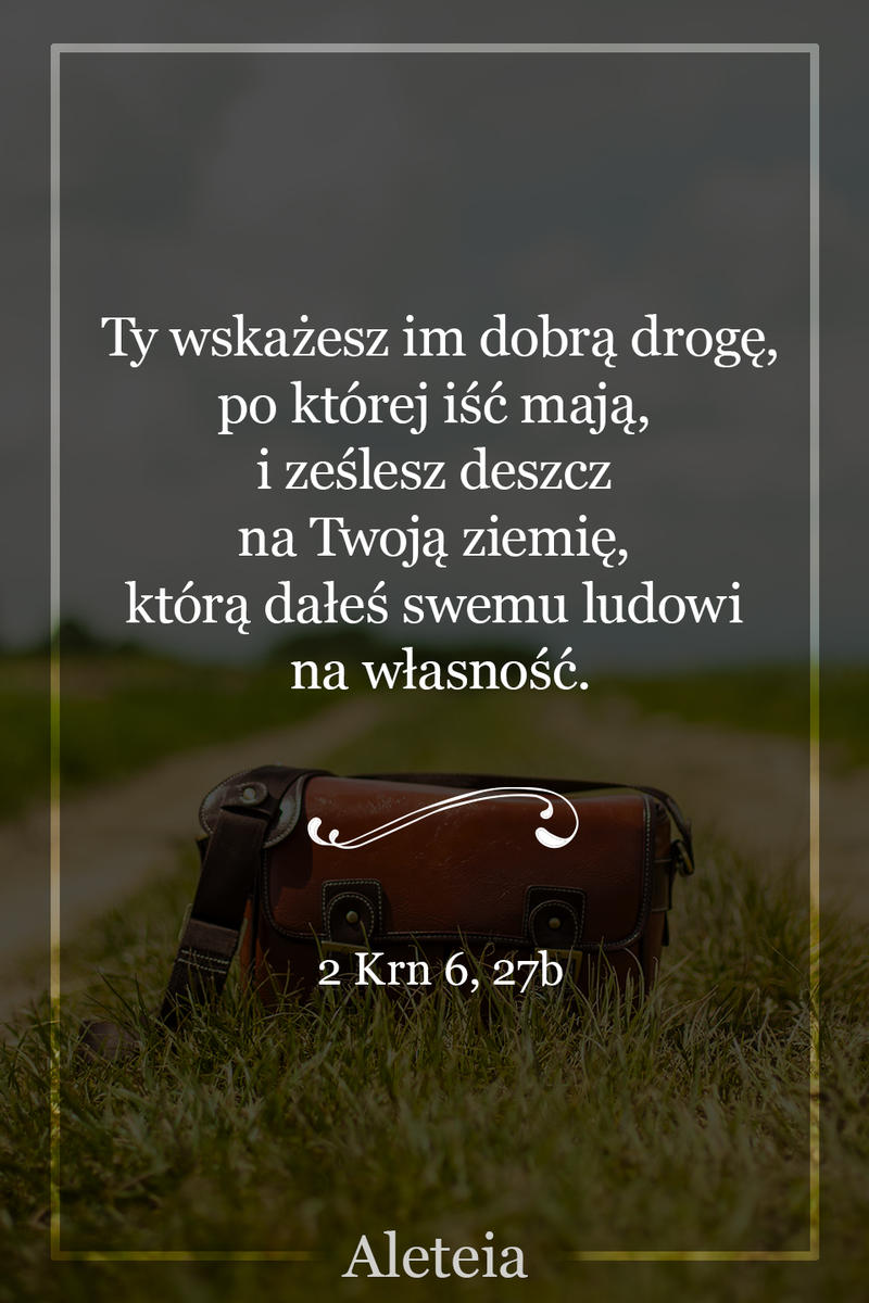 2 Krn 6, 27b - Aleteia Polska