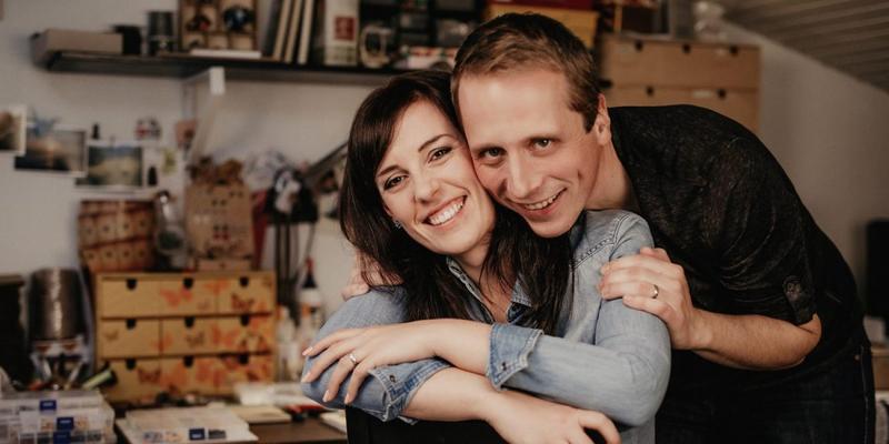 RENATA MEDVED ŠERTEL AND HUSBAND