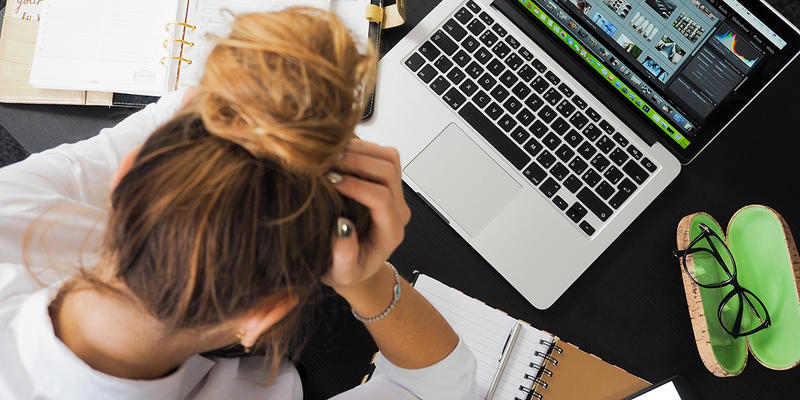 FRUSTRATED WOMAN