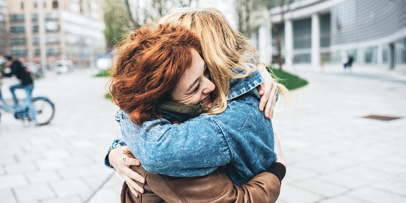 HUGGING
