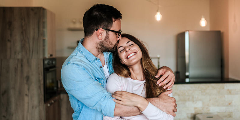 COUPLE EMBRACE