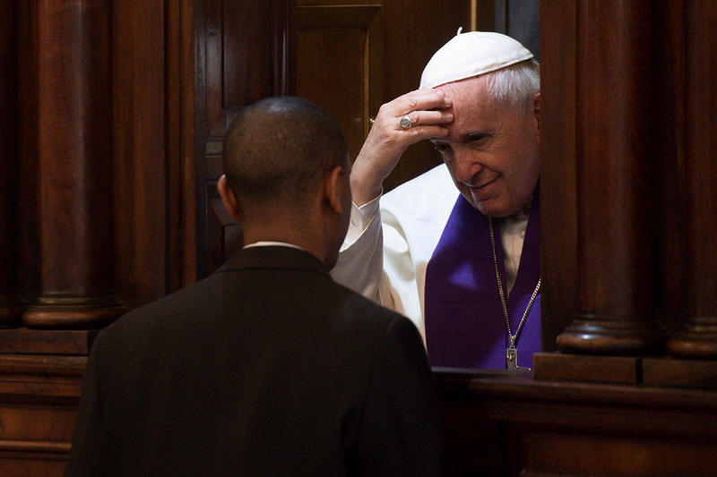 POPE CONFESSING
