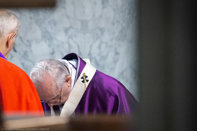 POPE FRANCIS ASH WEDNESDAY-