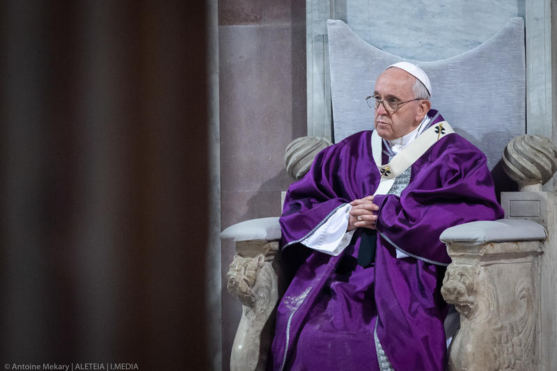 POPE FRANCIS ASH WEDNESDAY-