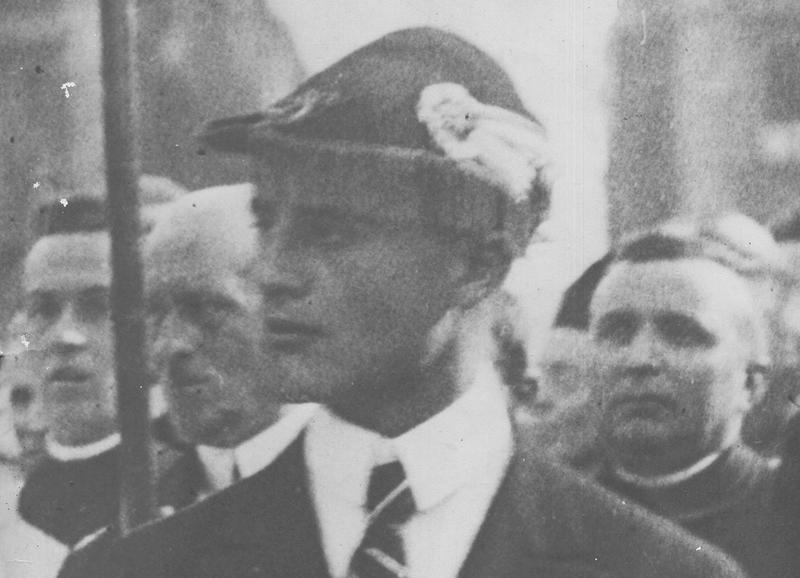 Foto poco conosciuta di Pier Giorgio Frassati, 1924