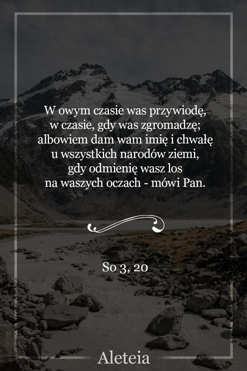 So 3,20 - Aleteia Polska