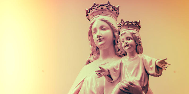 SANTA MARIA CON BAMBINO