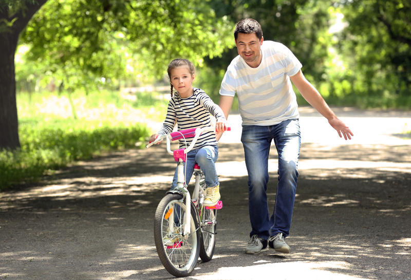 Father Daughter Bike