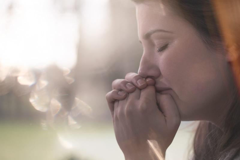 woman, sad,