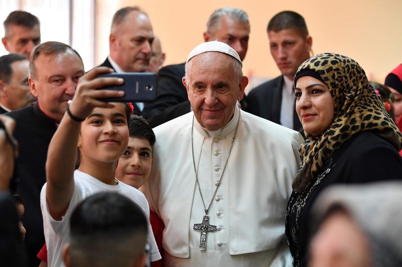 PAPIEŻ FRANCISZEK W VRAZHDEBNEJ