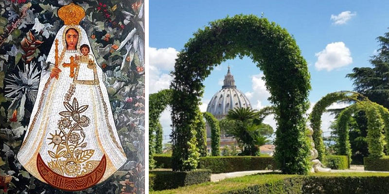 jardins vaticanos nossa senhora equador