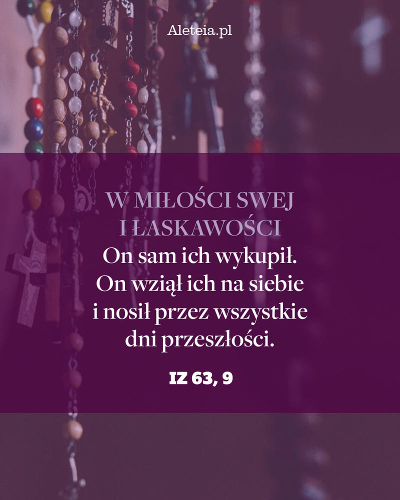Cytat z Biblii Iz 63,9