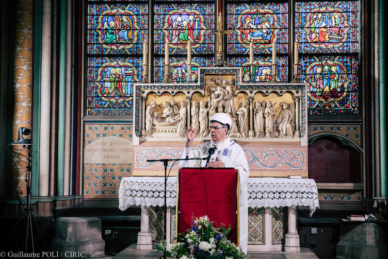 First mass celebrated in Notre-Dame Cathedral