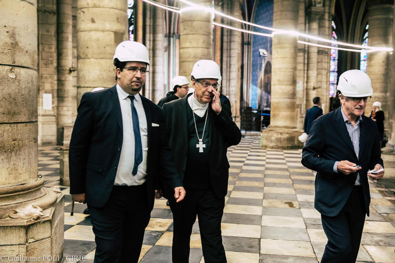 First mass celebrated in Notre-Dame Cathedral