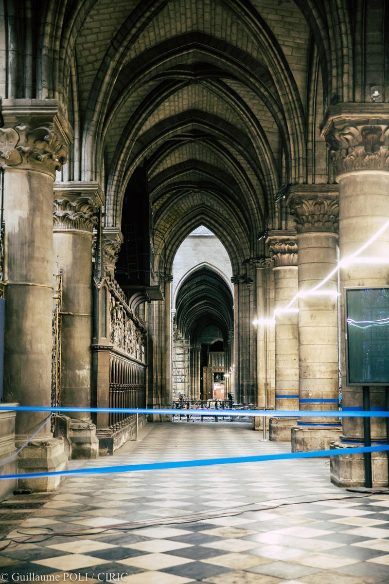 First mass celebrated in Notre-Dame Cathedral
